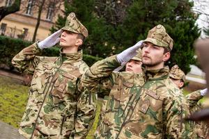 Ünnepi koszorúzás és állománygyűlés a Kar napja alkalmából - HHK-8